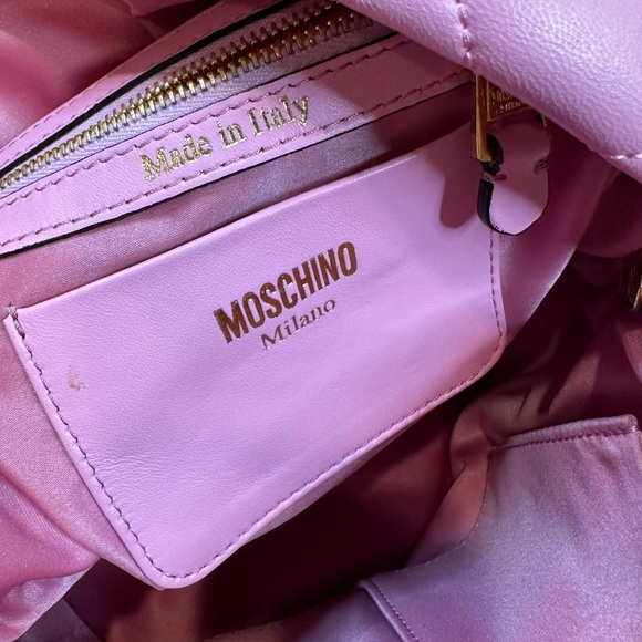 Moschino Pink Quilted Women's back Bag-with dust bag - Picture 12 of 16